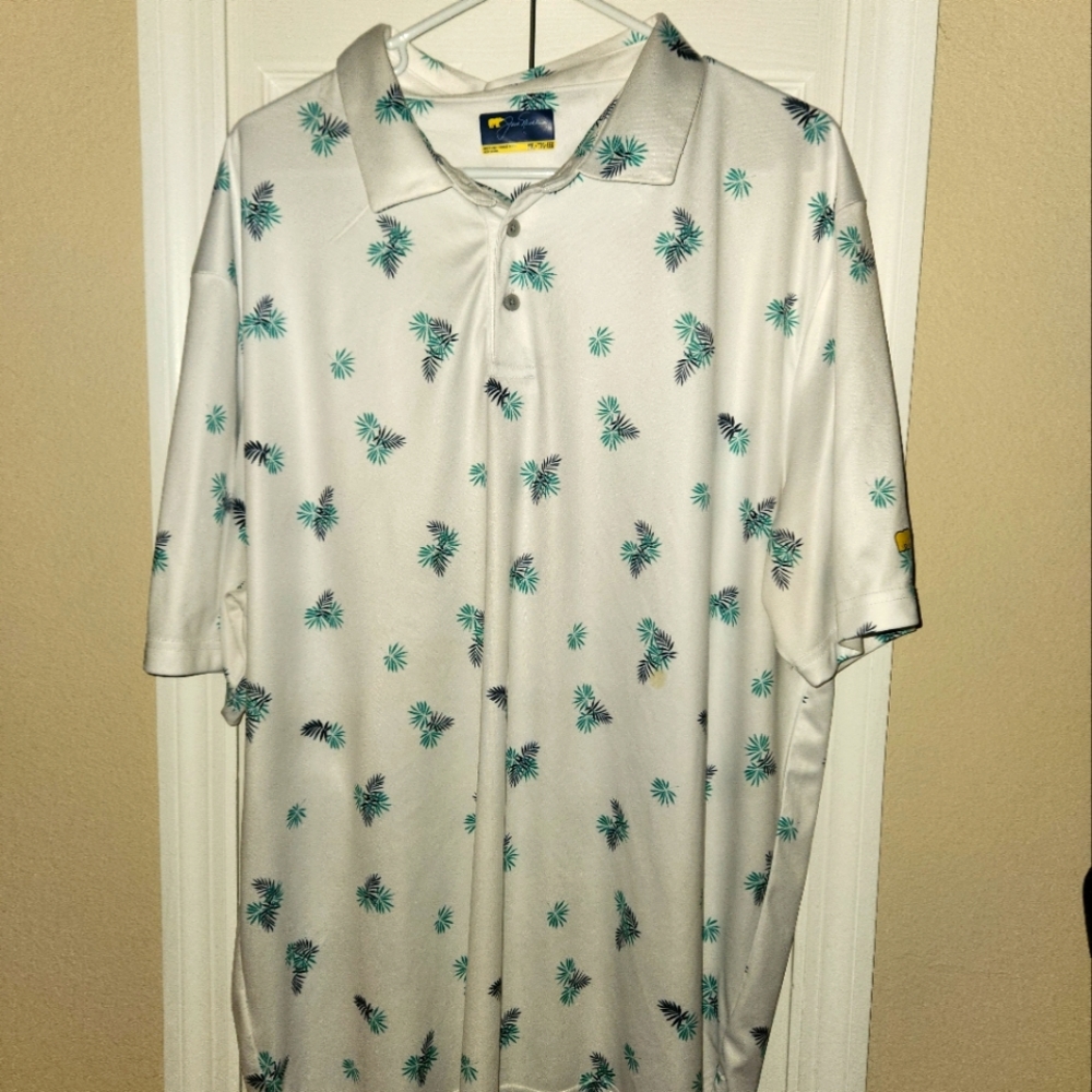 Jack Nicklaus XXL white polo shirt